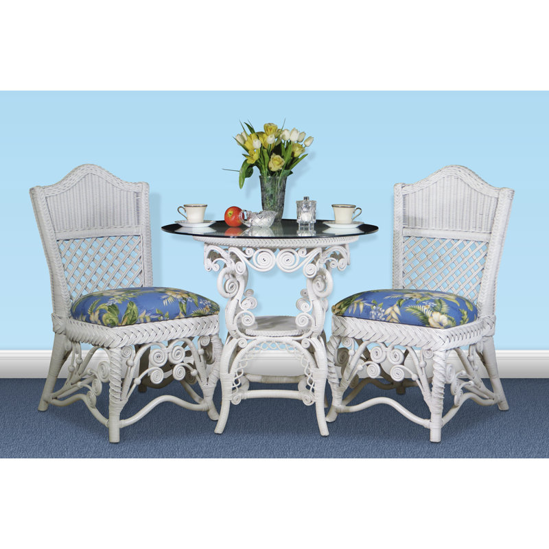Mathys 2 - Person Glass Top Four Leg Dining Set