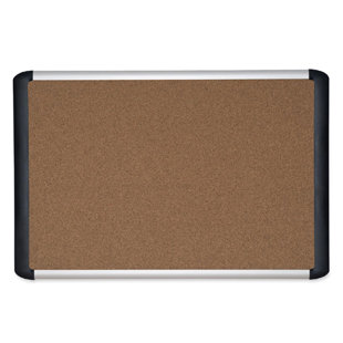 MV Tech Wall Mounted Bulletin Board, 4' x 6'