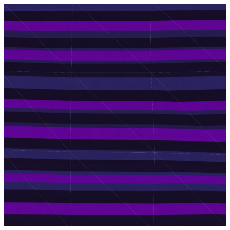 Jeté en molleton Stripes - Jeté à motif pour canapés ou lits, L 51 po x H 60 po