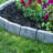 No-Dig Landscape Edging With Anchoring Spikes, 2.7 In Tall Decorative Stone-Look Garden Border, 15 Foot Kit