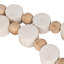 Sagebrook Home 36" Marble And Wood Beads Garland, White/Natural