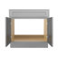 Base de meuble-lavabo simple 33 po Hibbitts seulement-689462533