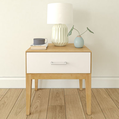 Lauritzen 19.25'' W Solid Wood Nightstand
