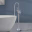 Robinet de baignoire à fixation au sol avec pomme de douche à main Topcraft-119448305