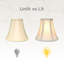 Royal Designs, Inc. BSO-704RC-7BG-2, abat-jour de base avec attache ronde True Bell, 3,75 po x 7 po x 6,75 po, beige, paquet de 2-1104794255-1104794252