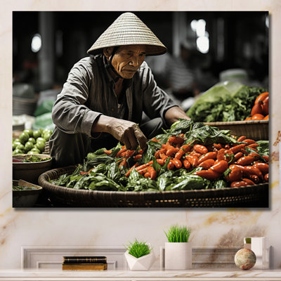 Farmers in Vietnamese Farmers Market II - Impression