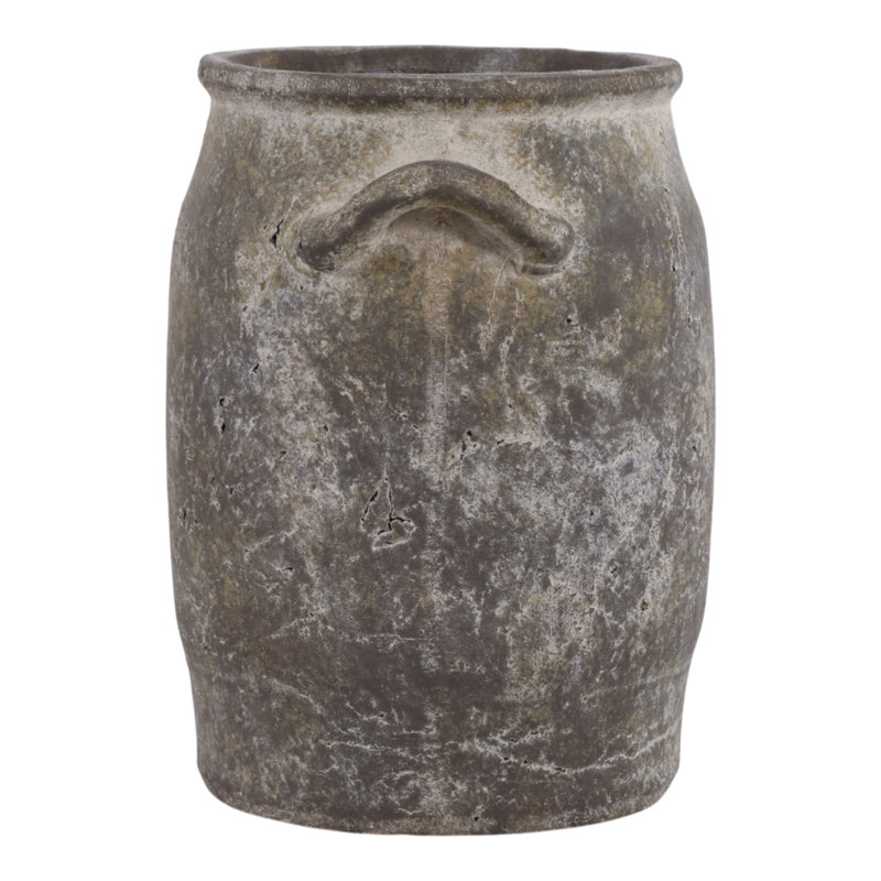 Hooge Rustic Charm Table Vase For Home Decor - Tall Vase With Textured Vessel Silhouette - Elegant Flower Vase Perfect For Centerpiece Vases
