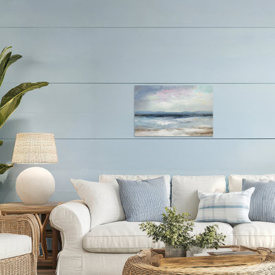 Coastal Sea Of Sighs Canvas, design by Annabelle Hall