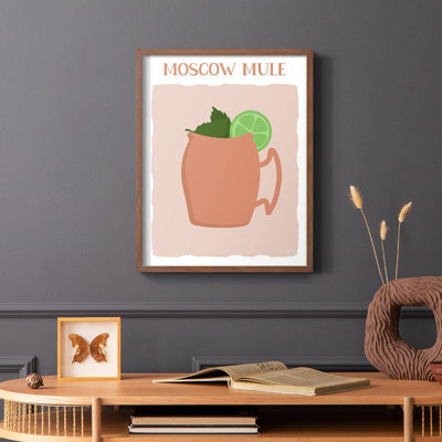 Moscow Mule Framed Print - Solid Wood