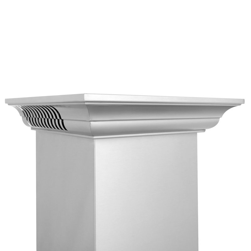 36" Crown Sound 400 CFM Ducted Wall Mount Range Hood in Stainless Steel with Wi-Fi, 48"