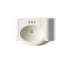 Devonshire Ceramic 25" Pedestal Bathroom Sink with Overflow-705519540-730811347
