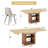 Extendable Dining Table Set With Modern Design And Storage For Home