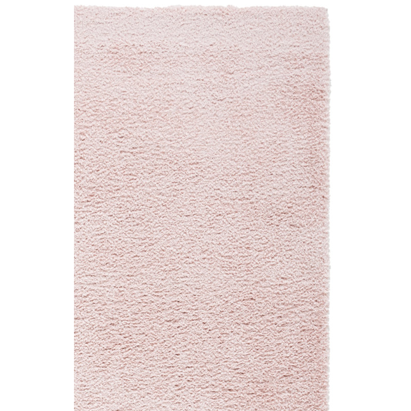Alayasia Shaggy Performance Solid Color Rug, Rectangle 3' x 5'