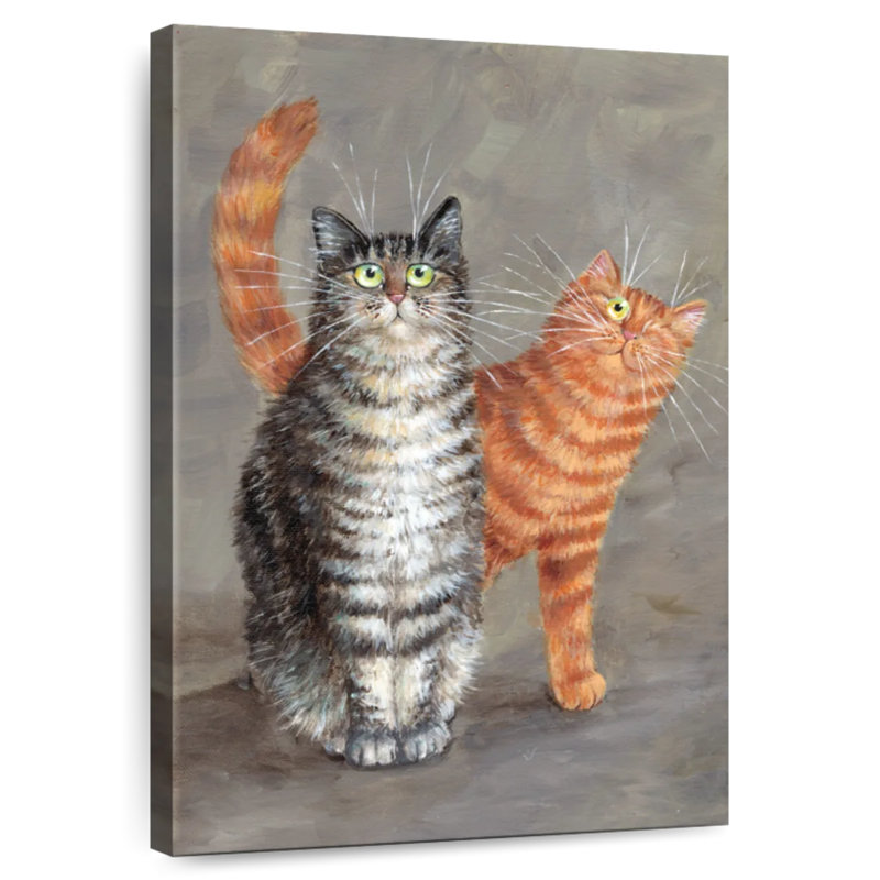 Brampt Charlie And Sir Winston, 45" H x 30" W