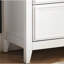 Commode blanche avec 7 tiroirs pour le rangement - Commode moderne avec composants de tiroir de chambre à coucher à usure facile à assembler et poignées classiques-1219915748-1219915751