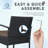 Adaleine 2-Person Patio Bistro Rattan Chair & Table Set with Cushions-1447022656