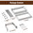 Cutting Board Organizer Rack, Expandable Baking Tray And Cookie Sheet Organizer With 14 Adjustable Dividers, Bakeware Muffin Tin Cupcake Pan Storage Organizer For Cabinet-1792073474