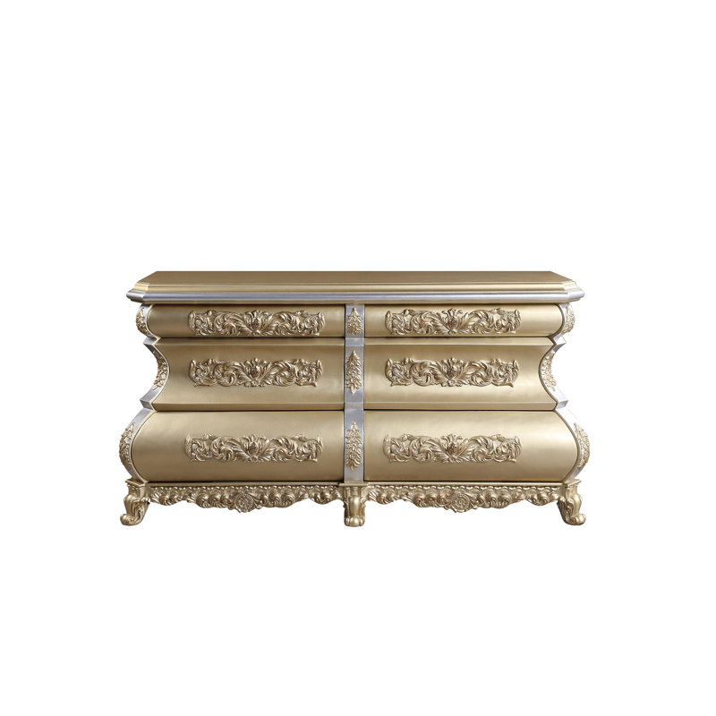Commode double 6 tiroirs Nelds
