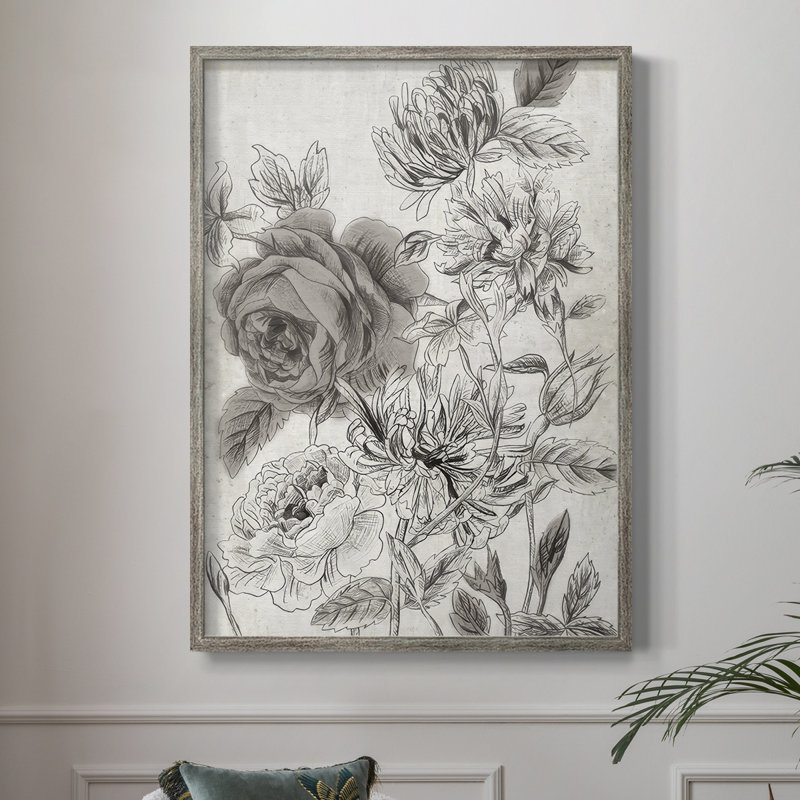 «Potpourri Impression I», reproduction encadrée - bois massif, H 11 po x l 9 po