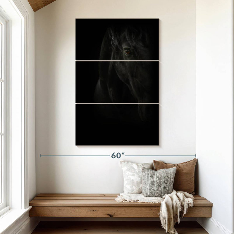 Brampt Black Pearl, 50" H x 32" W