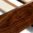  Sunset Solid Acacia Wood Queen Platform Bed, Tall Headboard, Mid-Century Art Deco Design, No Box Spring Needed, Sturdy Slat Support, Scratch & Water-Resistant, Walnut Finish-991808749-991808751