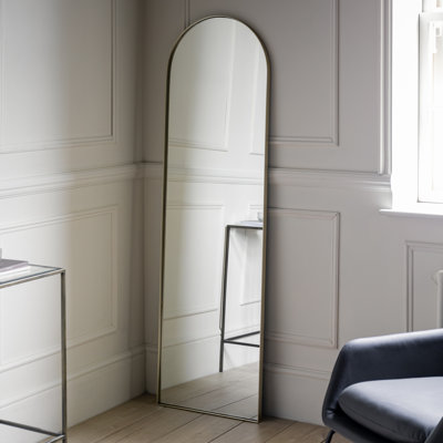 Aidric Metal Flat Wall Mirror