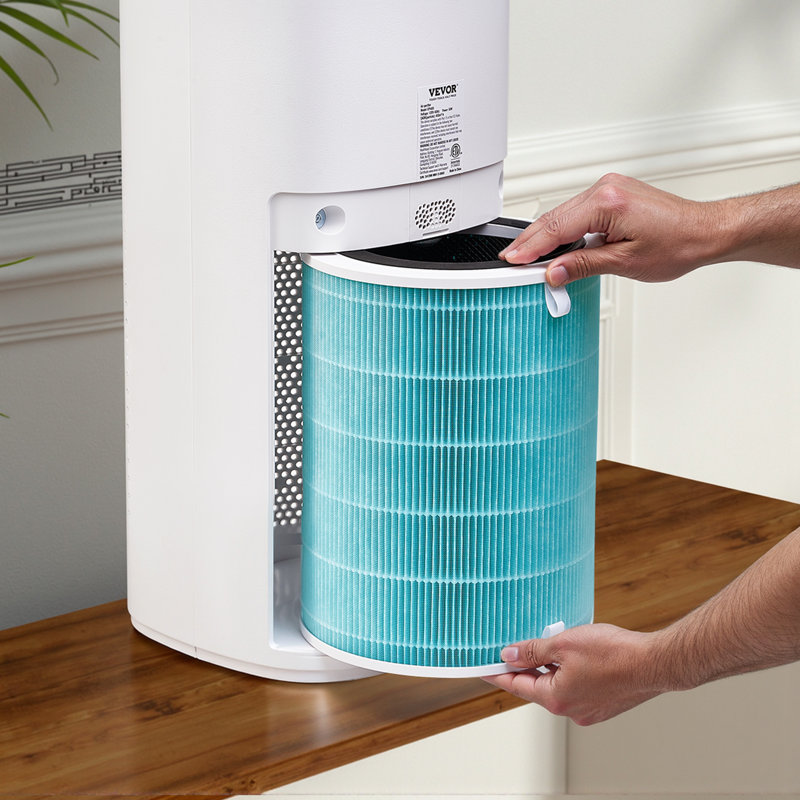 Filtre de remplacement 3 en 1 pour purificateur d'air H13 avec préfiltre en PP