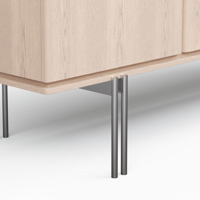 Buffet moderne brésilien 78,5 po Gerri, Nevoa