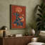 Peachy Bloom Study Botanical - Wrapped Canvas-749174163-749174164
