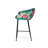 Osbourn Upholstered Counter Stool with Metal Frame