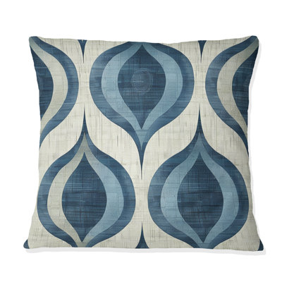 Coussin Blue Ogee