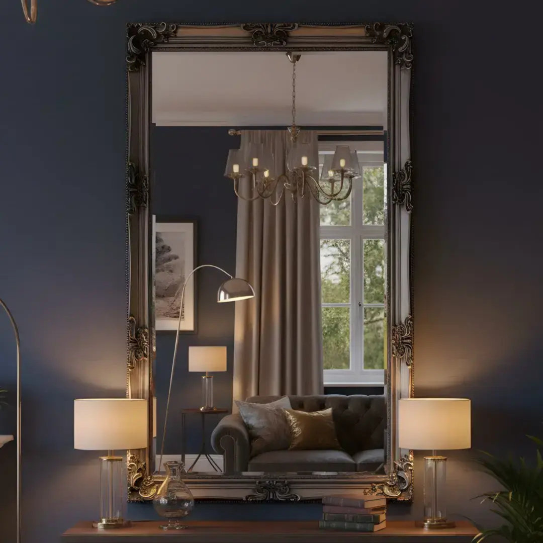 Solid Wood Rectangle Mirror