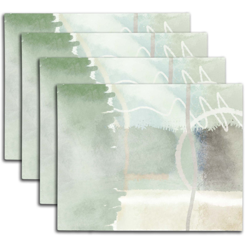 Napperon abstrait en polyester