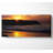 Sun Down over Ocean - Wrapped Canvas Panoramic Art Prints-967447423