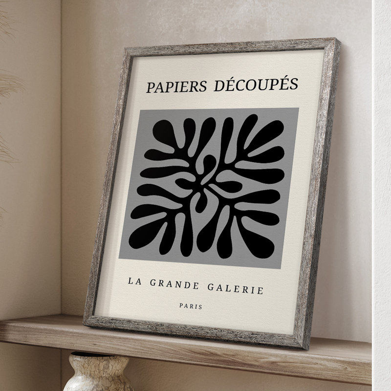 Matisse CECXCVI, reproduction d'art encadrée - bois massif, H 30 po x l 24 po