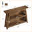 Solid Wood 3-Tier Console Table