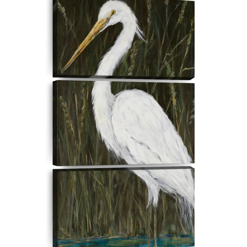 White Egret, 27" H x 12" W