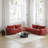 Minarik 4-Seat Chenille Fabric Upholstered Sectional Sofa With Ottoman-231248843