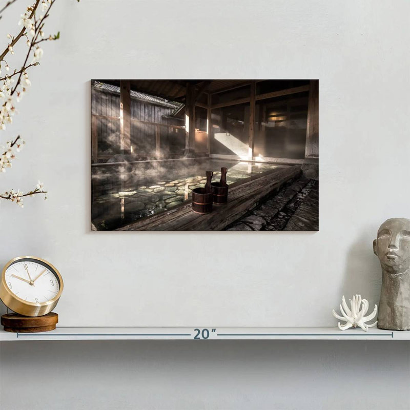 Lilie Japanese Onsen Spa, 8" H x 12" W