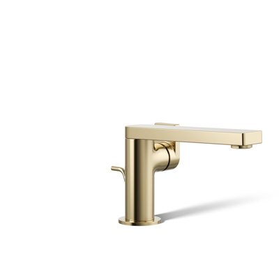 Composed Single-Handle Bathroom Faucet with Drain