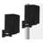 Mount-It! Speaker Wall Mounts, Pair of Universal Side Clamping Bookshelf Speaker Mounting Brackets