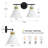 Kaylisa 2-Light Bathroom Vanity Light Fixture with Frosted Glass Shades-402078240