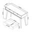 Sievers 114.8cm Console Table