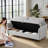 Linen Flared Arm Loveseat with Storage-47937124-27804202