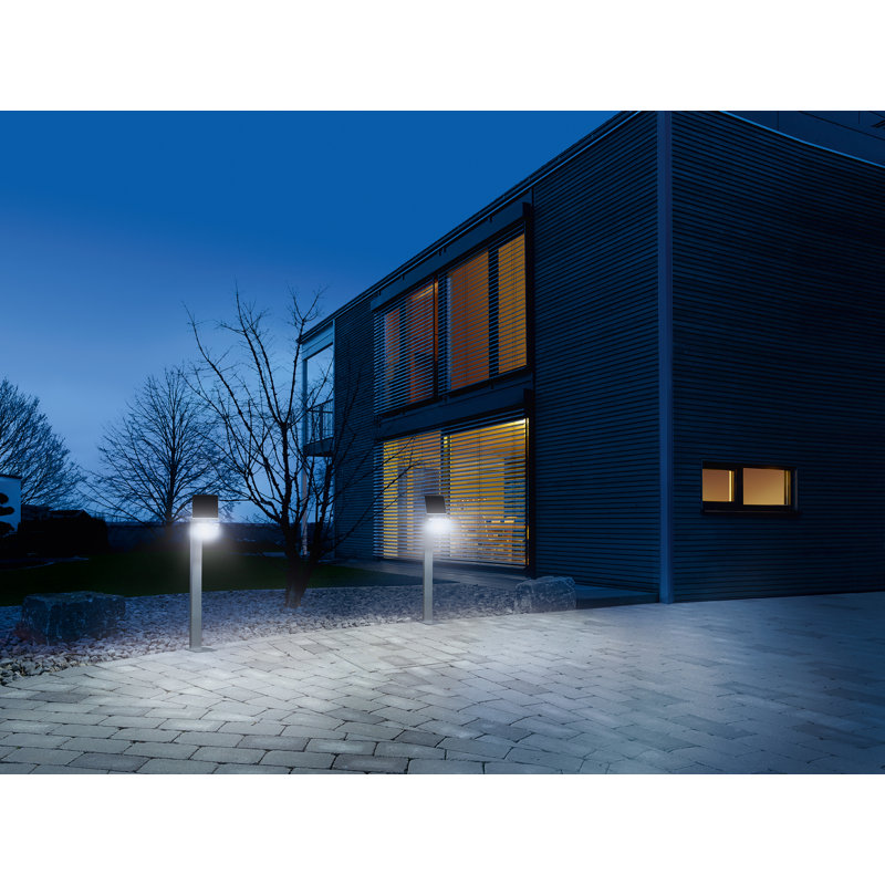 LED Solar Pathway Light XSolar GL-S Silver with Motion Sensor 117.8 cm Height Adjustable, Silver