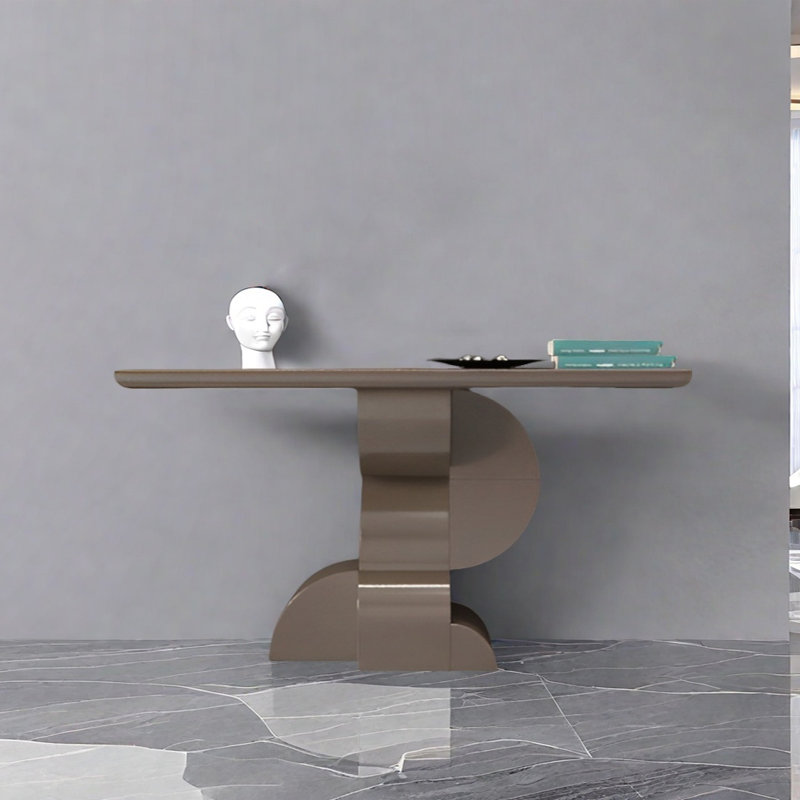 Console Modern Minimalist Art Design, H 35,43 po x l 62,99 po x P 15,75 po, Brun