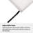 Patio Furniture Sofa Cushion Set Outdoor Deep Seating Cushions Thick Foam,Creamy White-110221783
