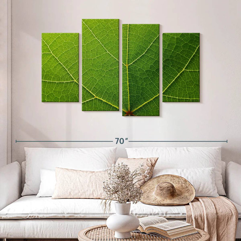 Harnek Grape Leaf, 32" H x 52" W