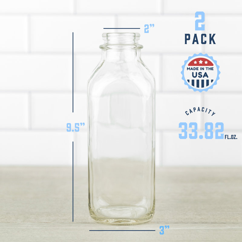 Caeson 33 oz. Bouteilles à lait avec bec verseur