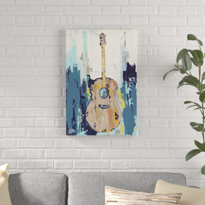 Bluebird Cafe I - impression sur toile tendue